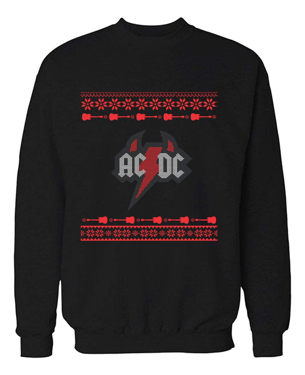 Buzo Ac Dc Ugly Sweater Memoestampados - Imagen 2