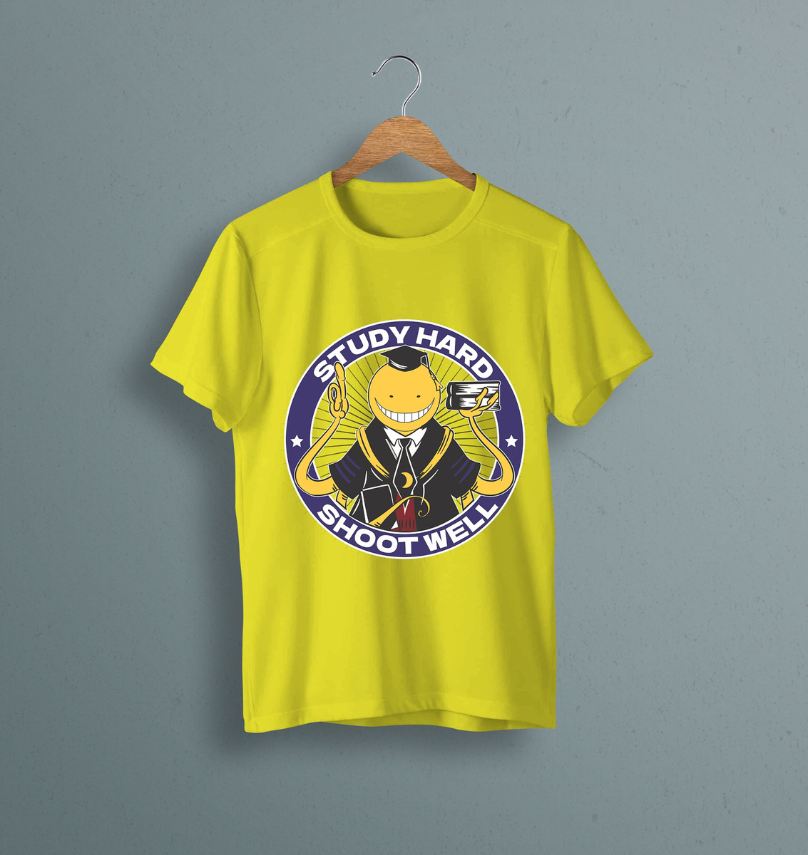 Remera: Study Hard Shoot Well Memoestampados - Imagen 10