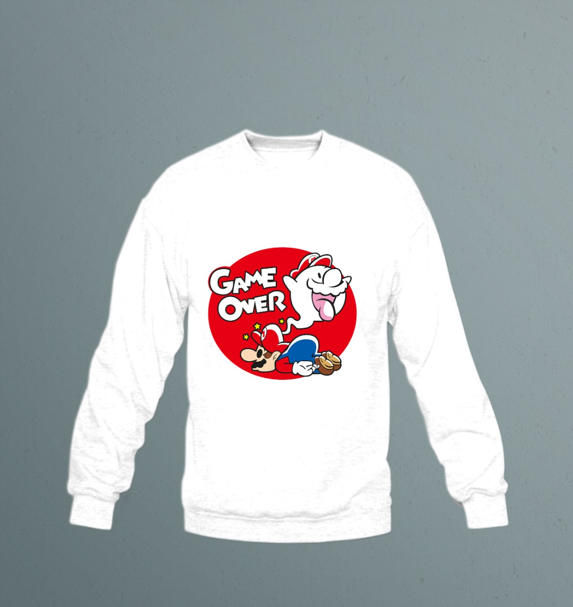 Buzo Game Over Mario Bros Memoestampados - Imagen 8
