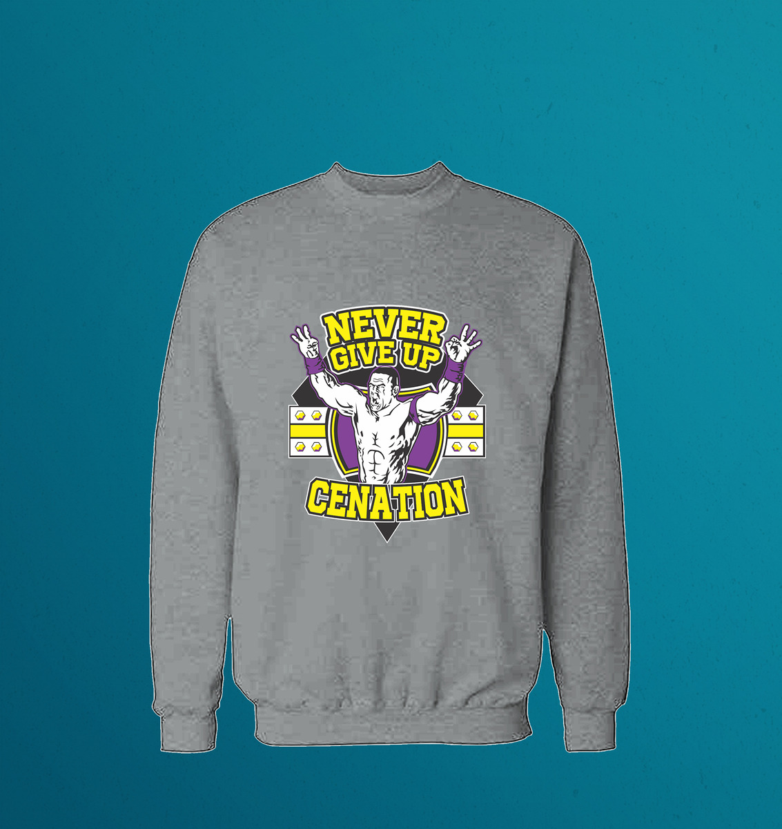 Buzo Never Give Up Cenation Memoestampados - Imagen 7
