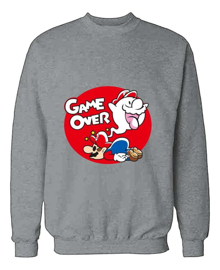 Buzo Game Over Mario Bros Memoestampados - Imagen 4
