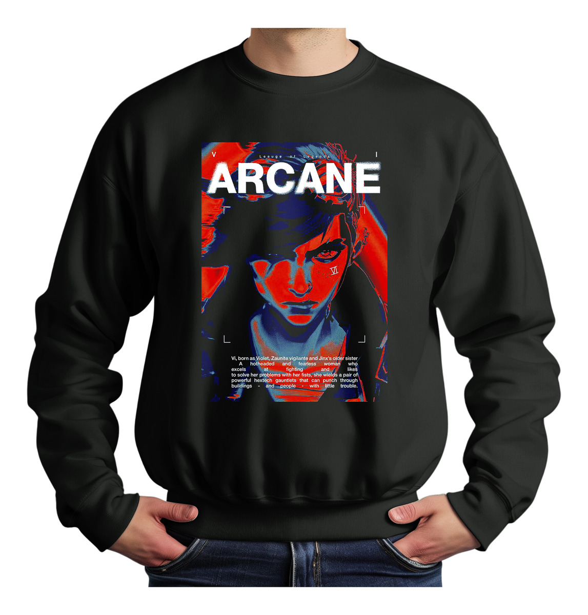 Buzo Arcane Vi Memoestampados - Imagen 2