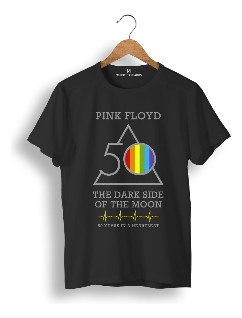 Remera: Pink Floyd 50 Años Memoestampados - Imagen 4