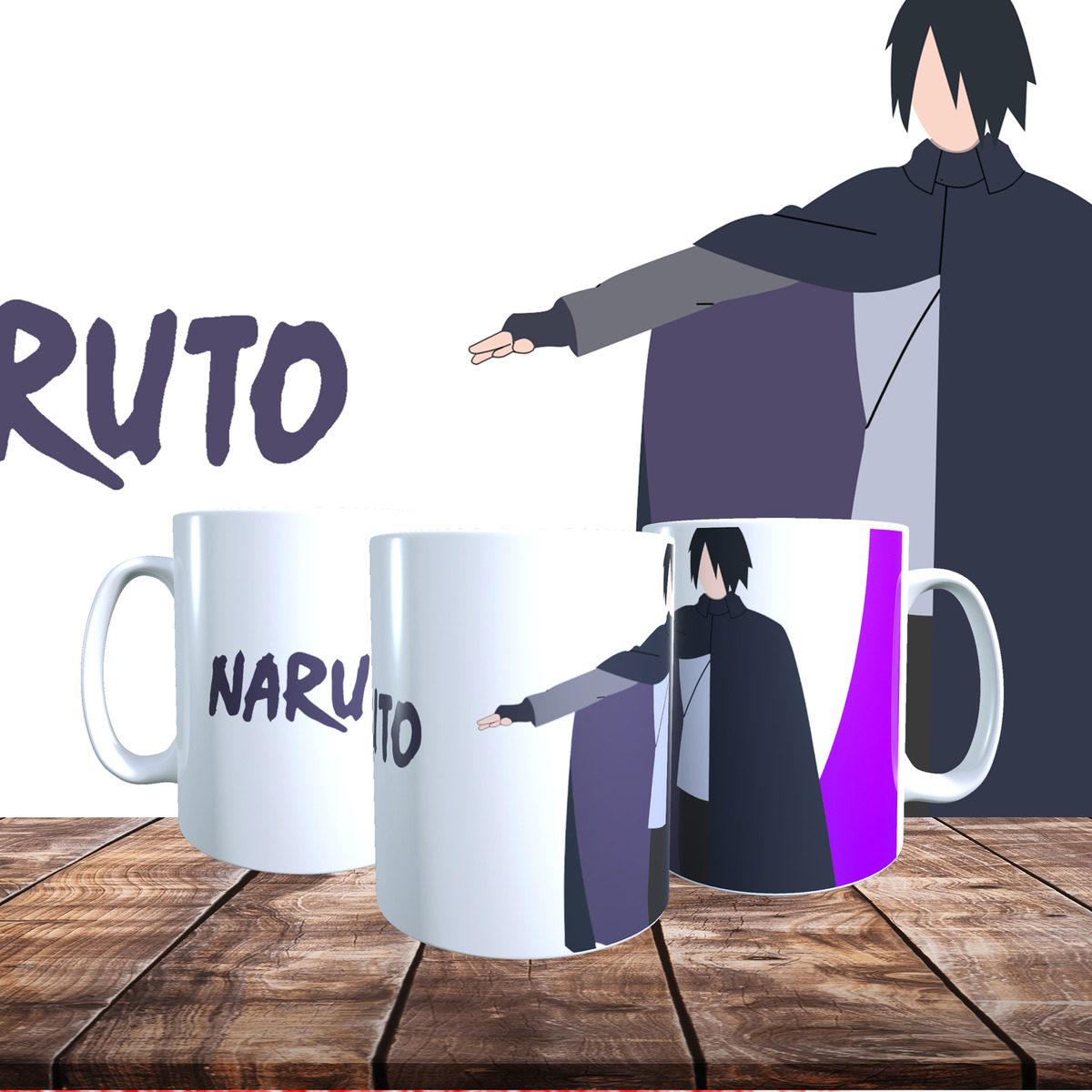 Taza Personalizada Diseño Naruto Anime Serie T448 - Imagen 5