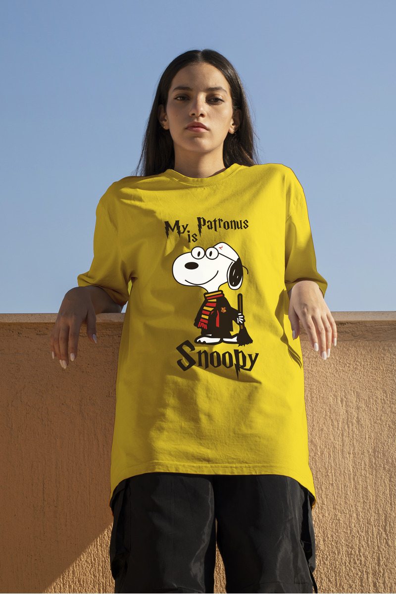 Remera: My Patronus Is Snoopy Memoestampados - Imagen 4