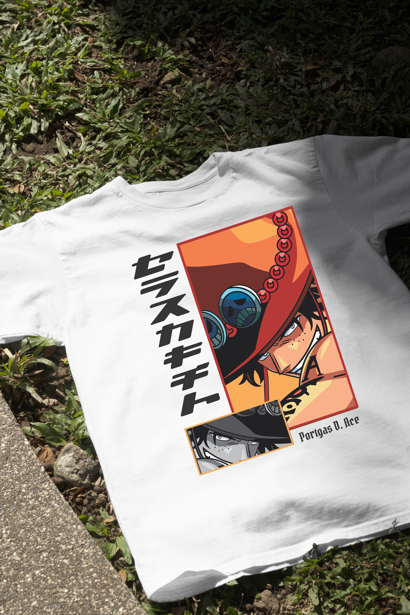Remera: Portgas D. Ace 02 Memoestampados - Imagen 10