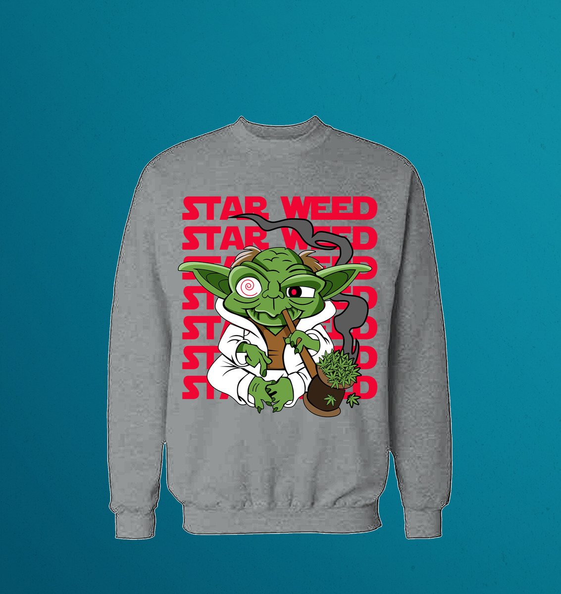 Buzo Star Weed Memoestampados - Imagen 7