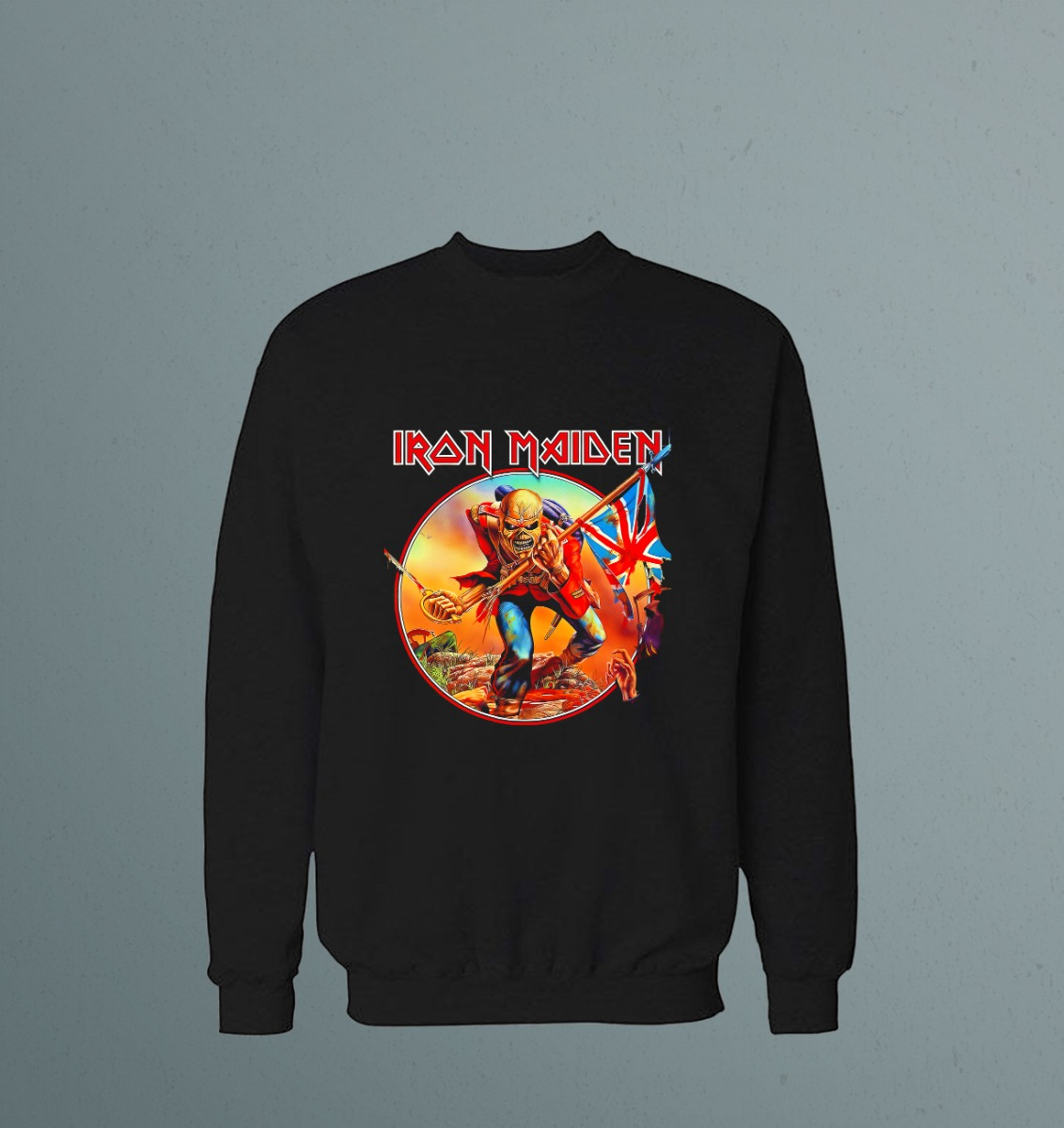Buzo Iron Maiden War Memoestampados - Imagen 2
