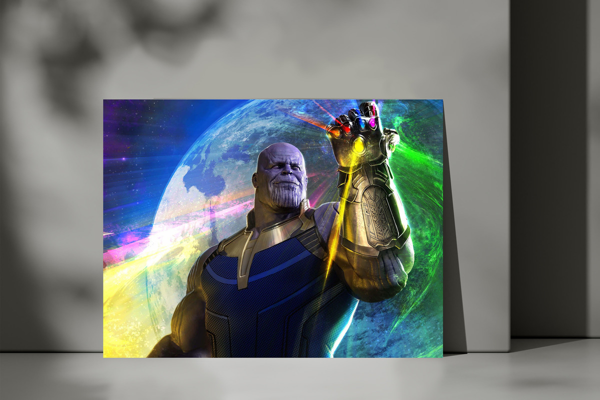 Cuadro Thanos Avenger 376 70x100 Lienzo Memoestampados - Imagen 3