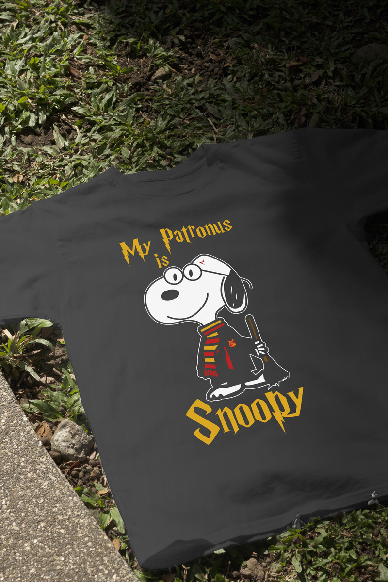 Remera: My Patronus Is Snoopy Memoestampados - Imagen 3