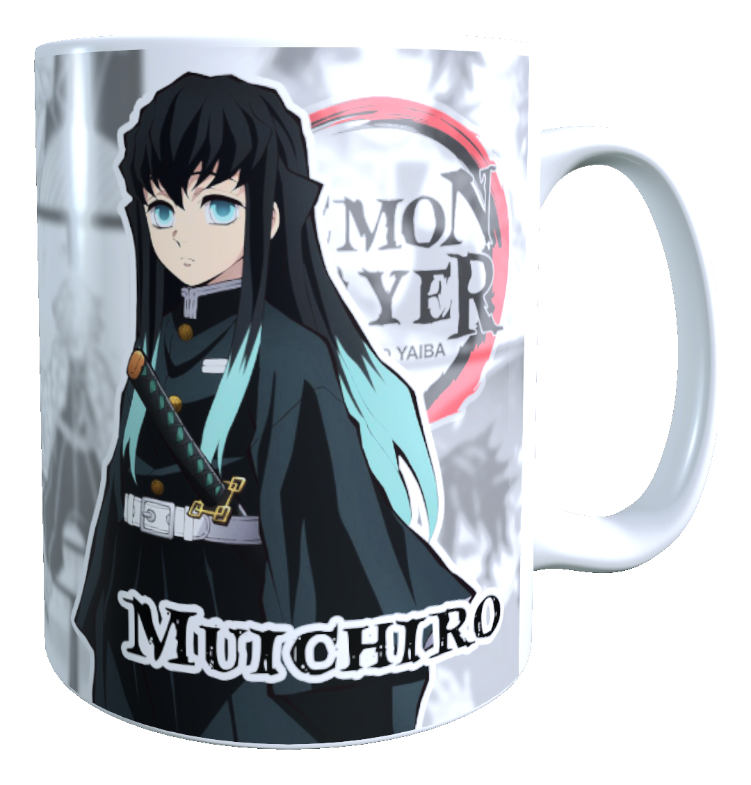 Taza Personalizada Diseño Demon Slayer Muichiro T399