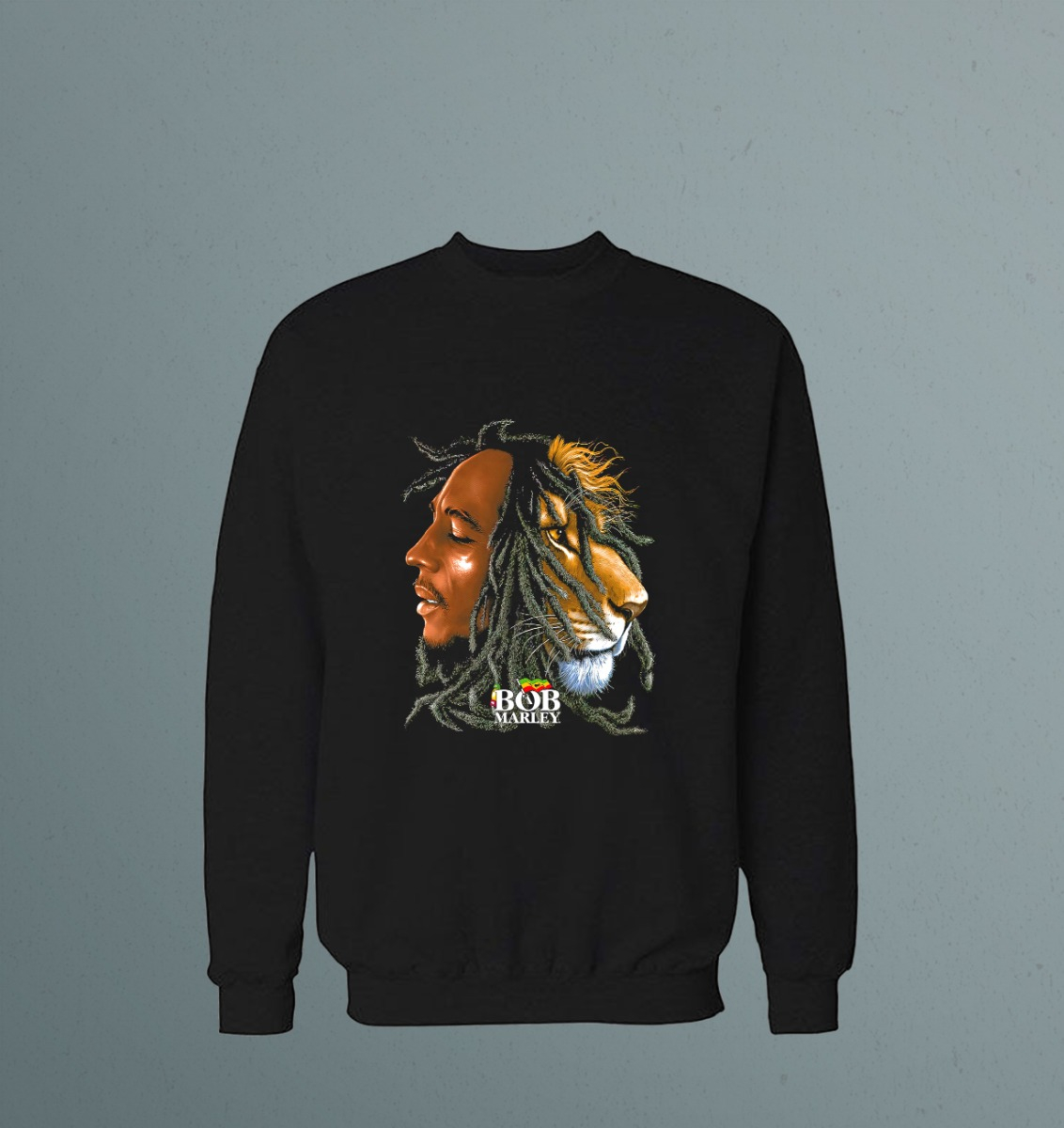 Buzo Bob Marley Leon Memoestampados - Imagen 2