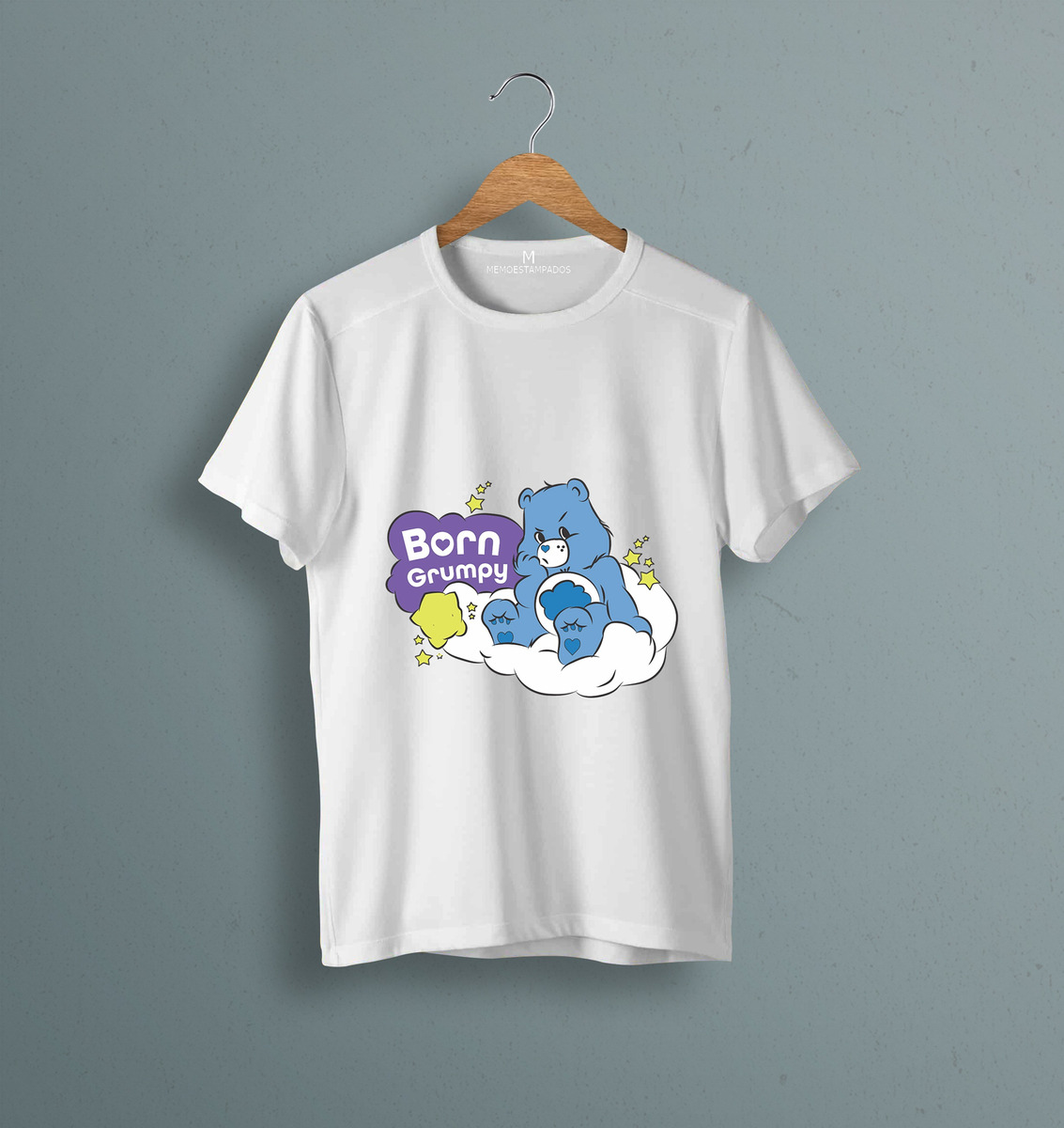 Remera: Born Grumpy Memoestampados - Imagen 30