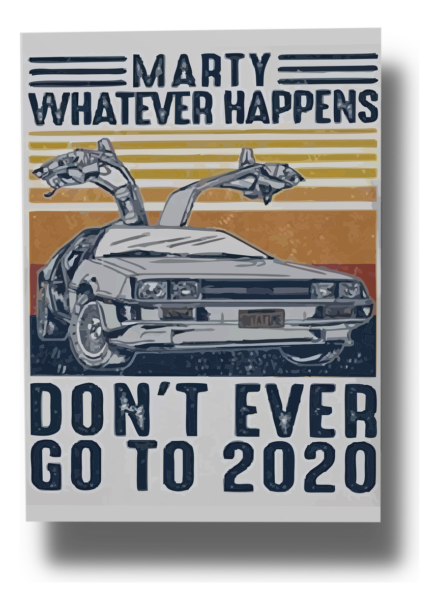 Cuadro Volver Al Futuro 511 40x53 Lienzo Memoestampados