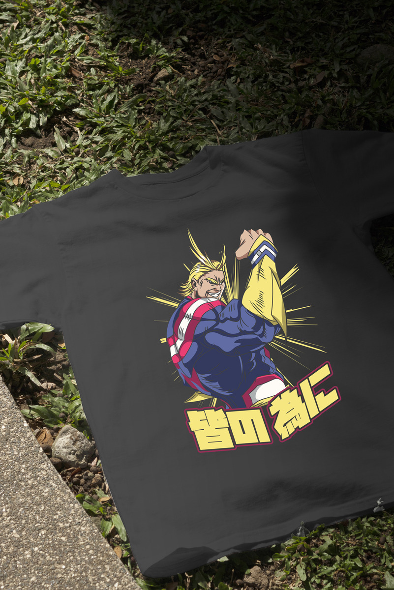 Remera: All Might Memoestampados - Imagen 3