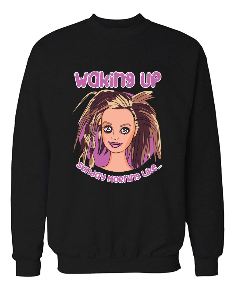 Buzo Barbie Waking Up Memoestampados