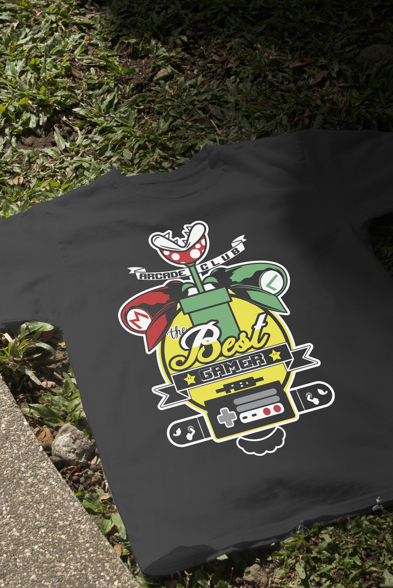 Remera: The Best Gamer 1983 Memoestampados - Imagen 3