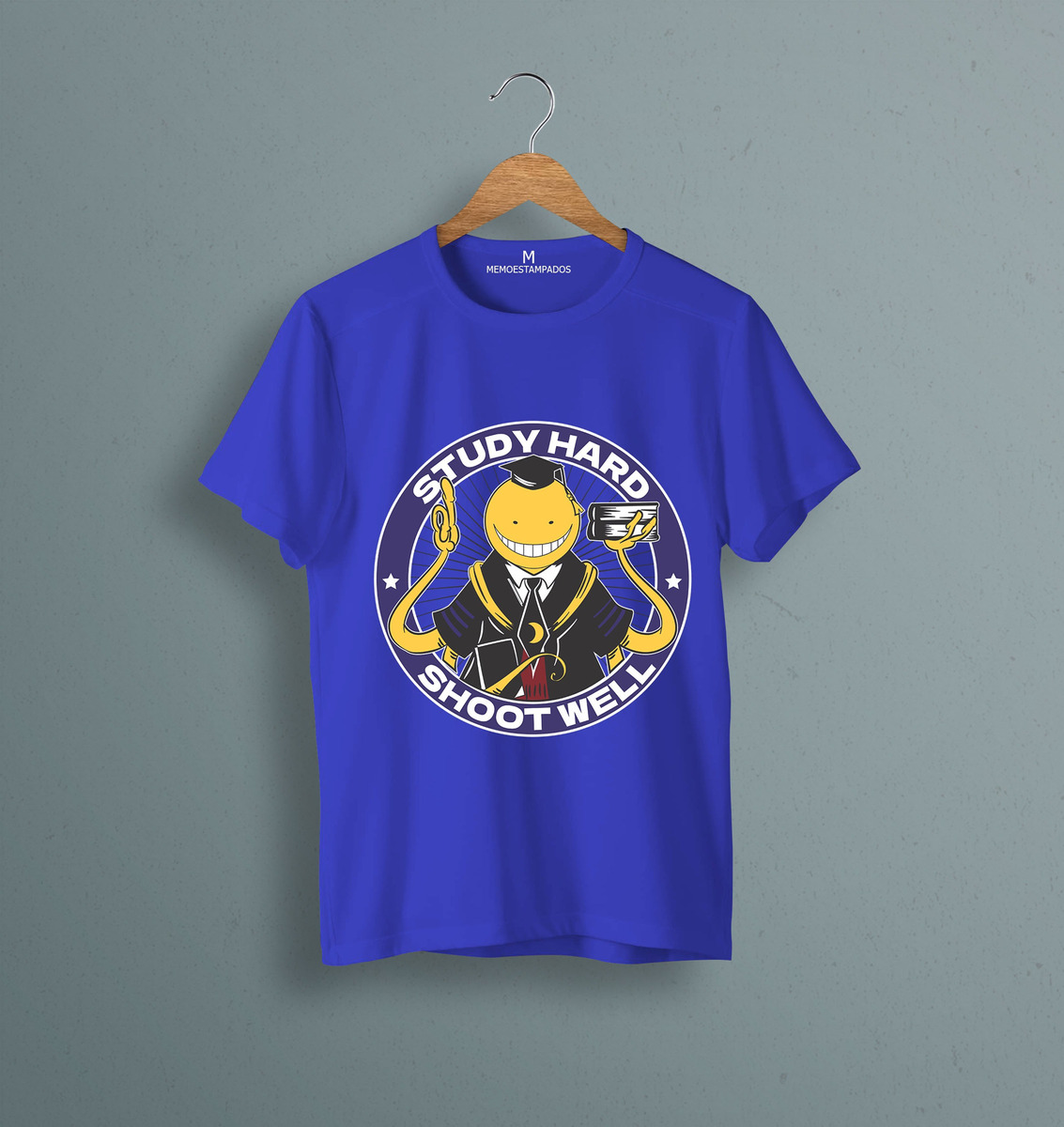Remera: Study Hard Shoot Well Memoestampados - Imagen 4