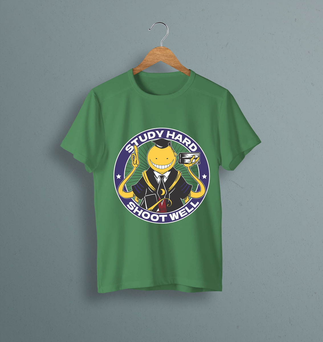 Remera: Study Hard Shoot Well Memoestampados - Imagen 8
