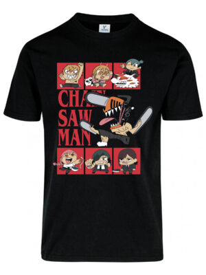 Remera: Chainsaw Man Personajes Memoestampados