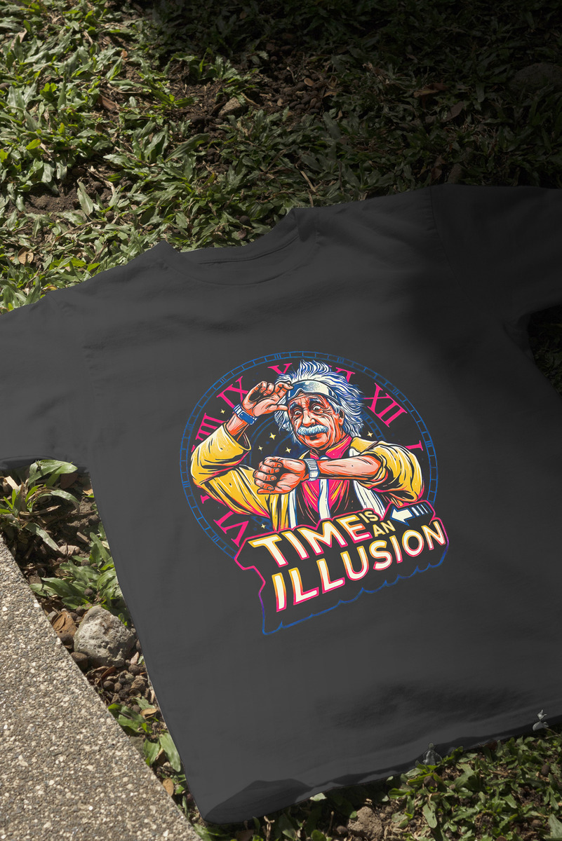 Remera: Time Is An Illusion Memoestampados - Imagen 3