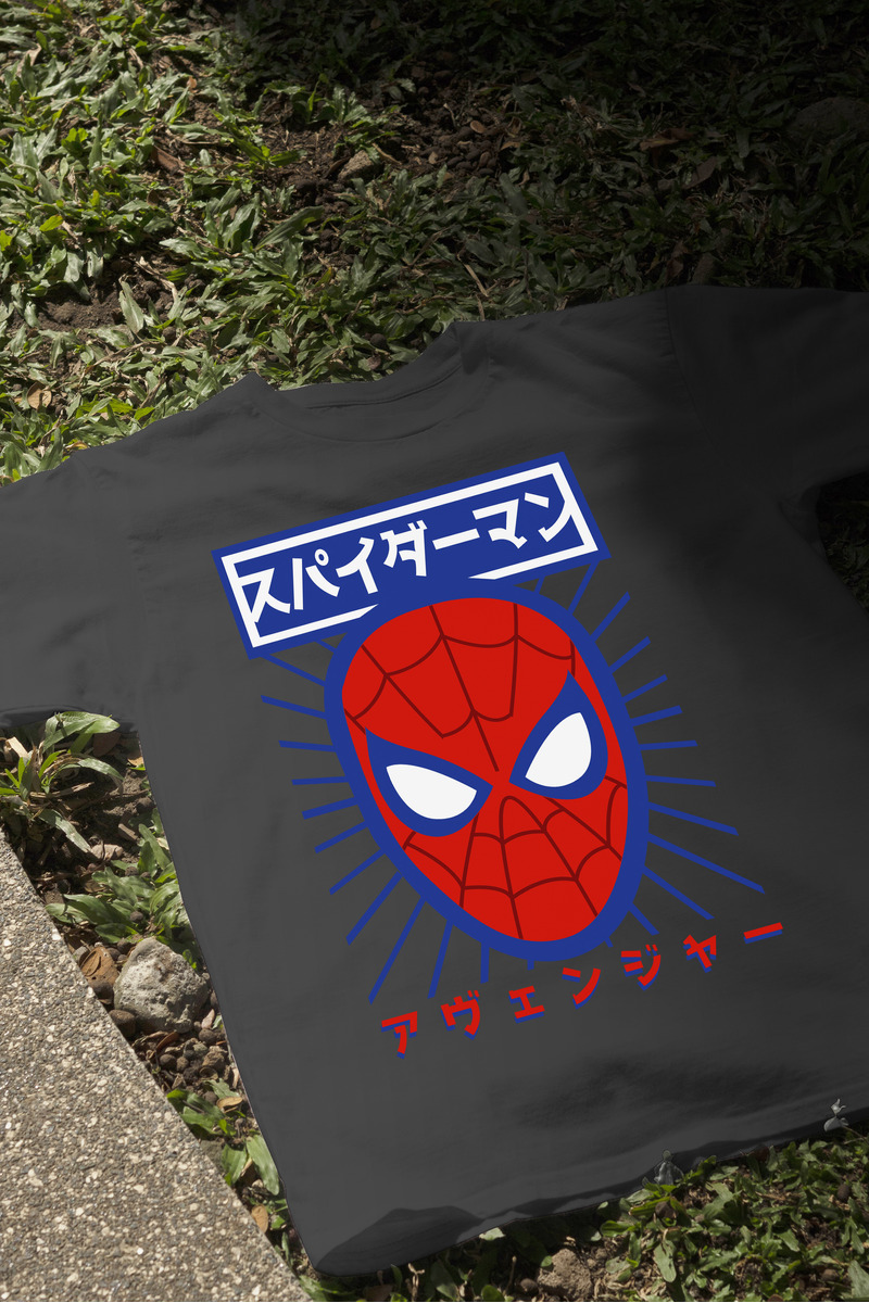 Remera: Spiderman Japan 02 Memoestampados - Imagen 4