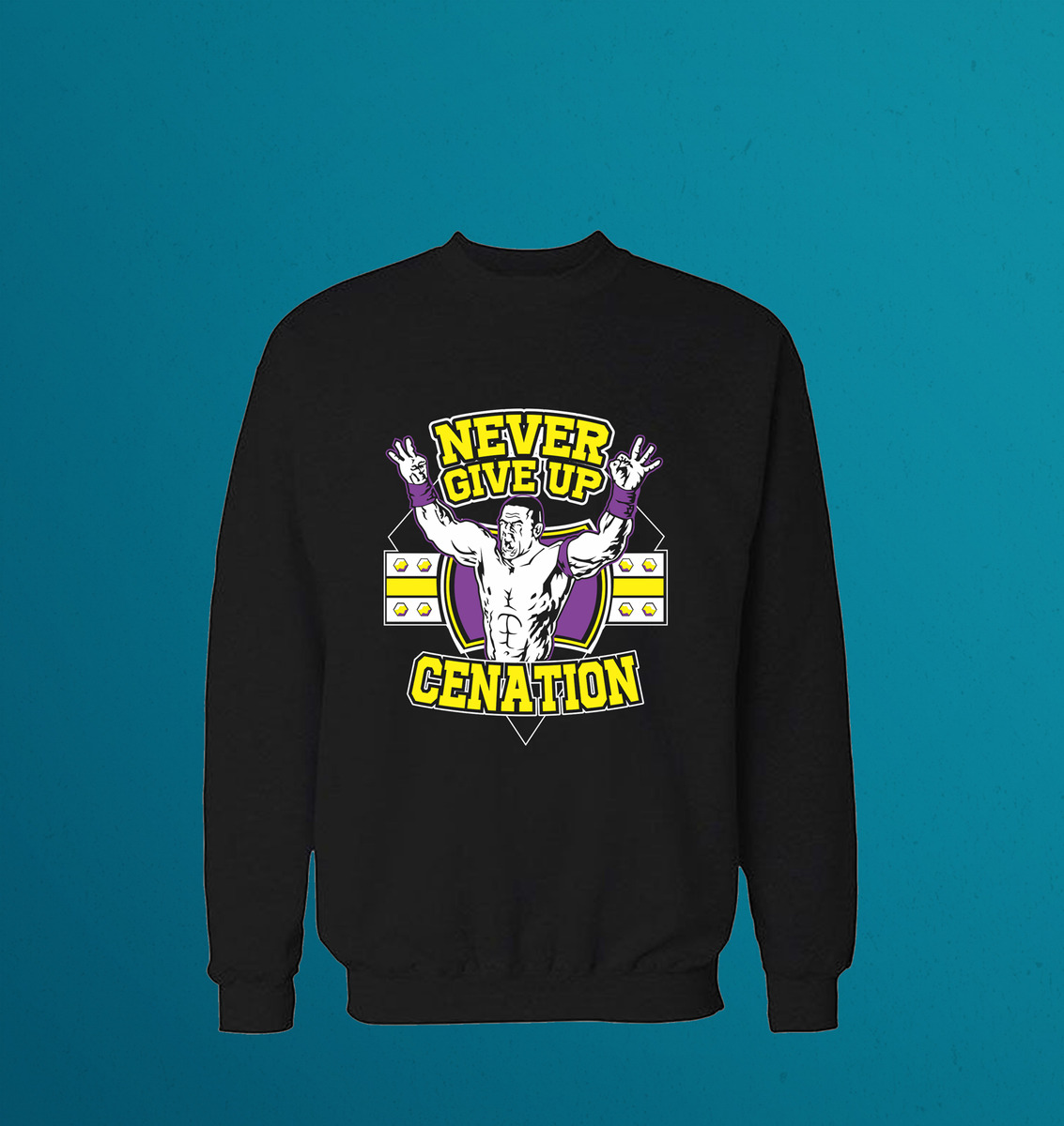 Buzo Never Give Up Cenation Memoestampados - Imagen 3