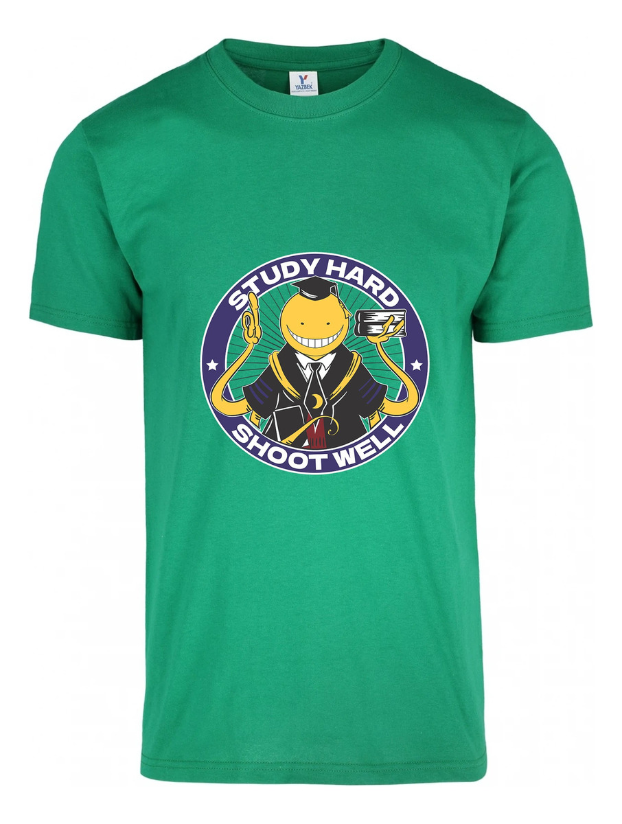Remera: Study Hard Shoot Well Memoestampados - Imagen 7