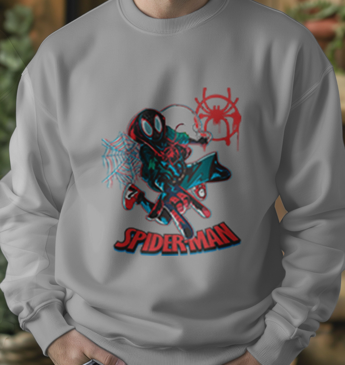Buzo Spider Morales Glitch Memoestampados - Imagen 9