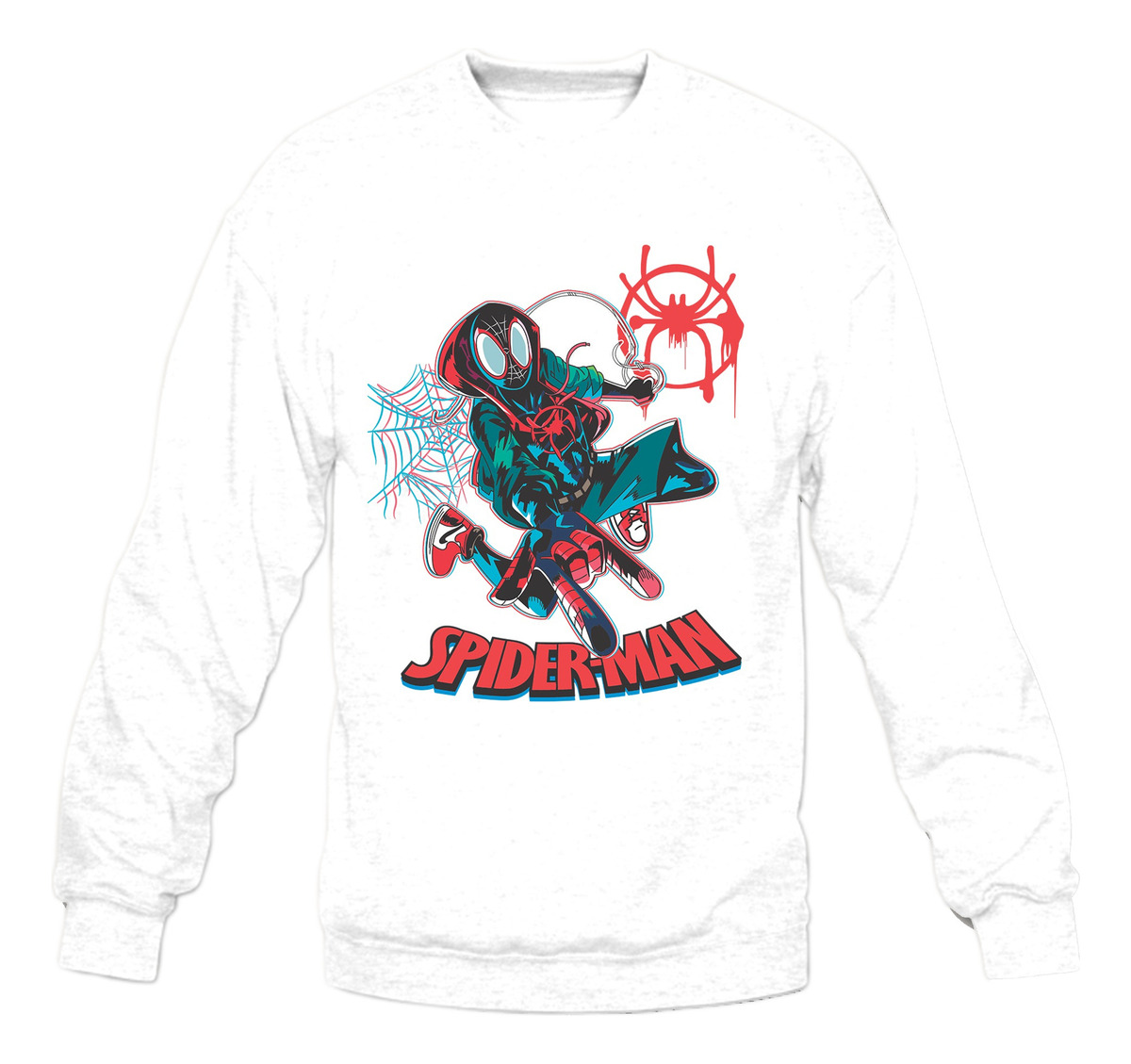 Buzo Spider Morales Glitch Memoestampados