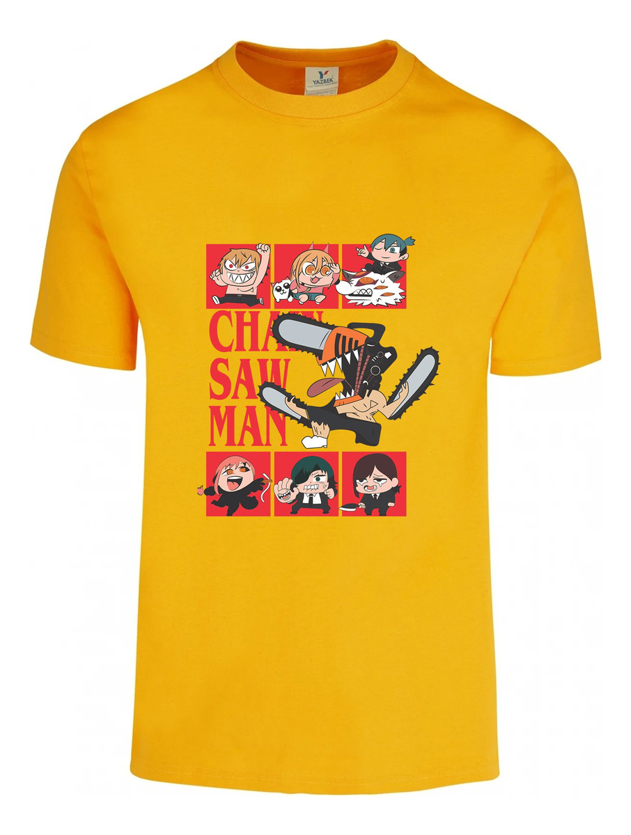 Remera: Chainsaw Man Personajes Memoestampados - Imagen 17