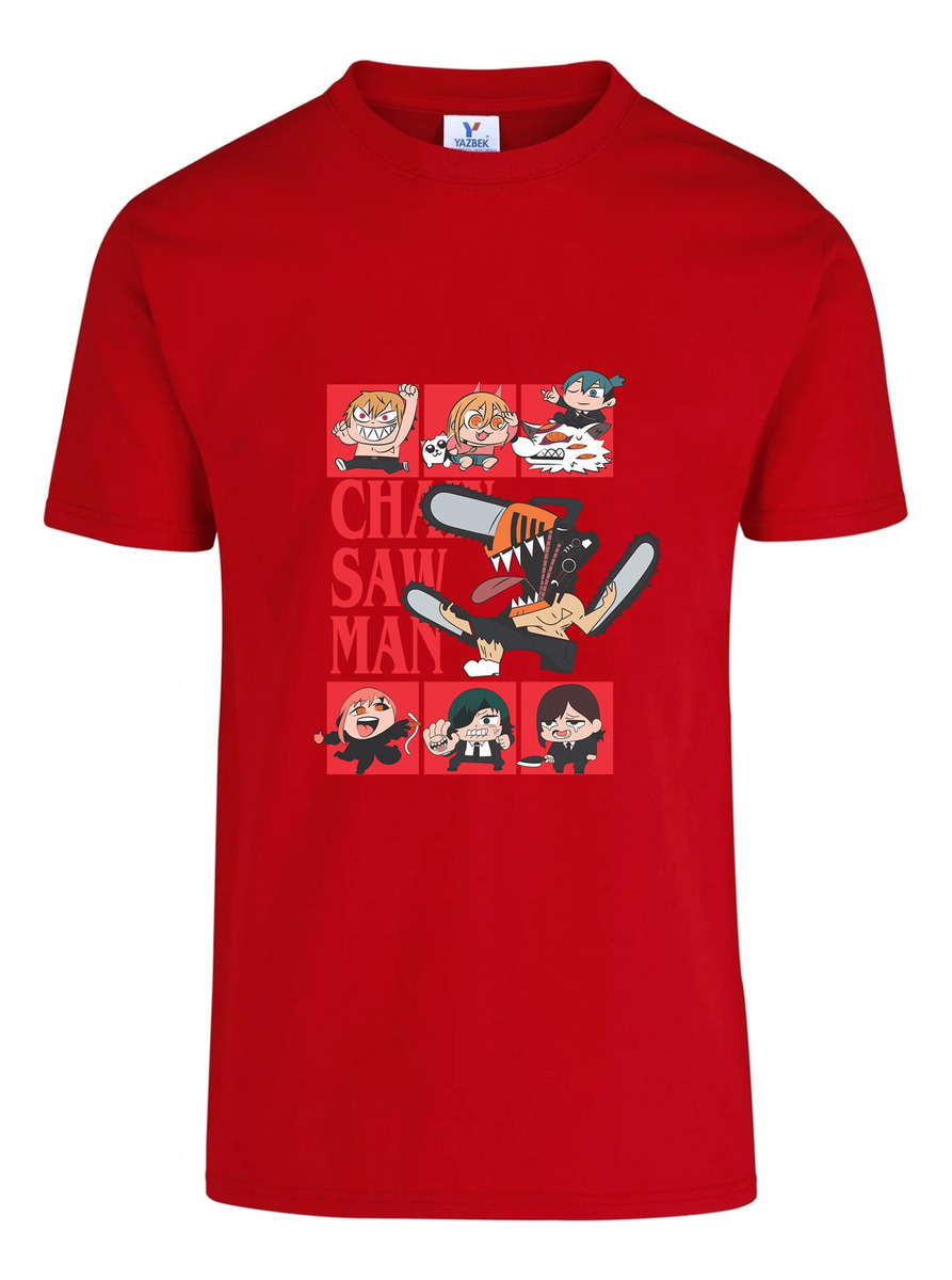 Remera: Chainsaw Man Personajes Memoestampados - Imagen 9