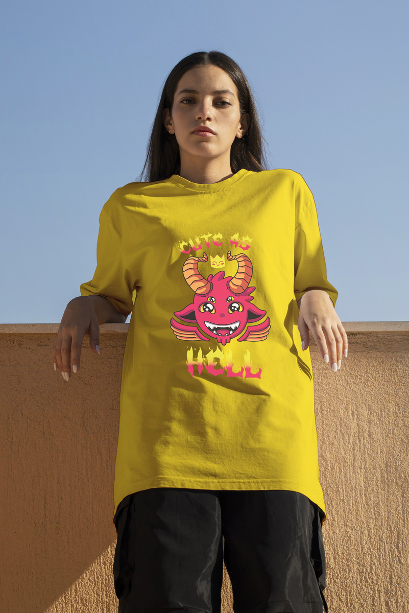 Remera: Cute As Hell Memoestampados - Imagen 5