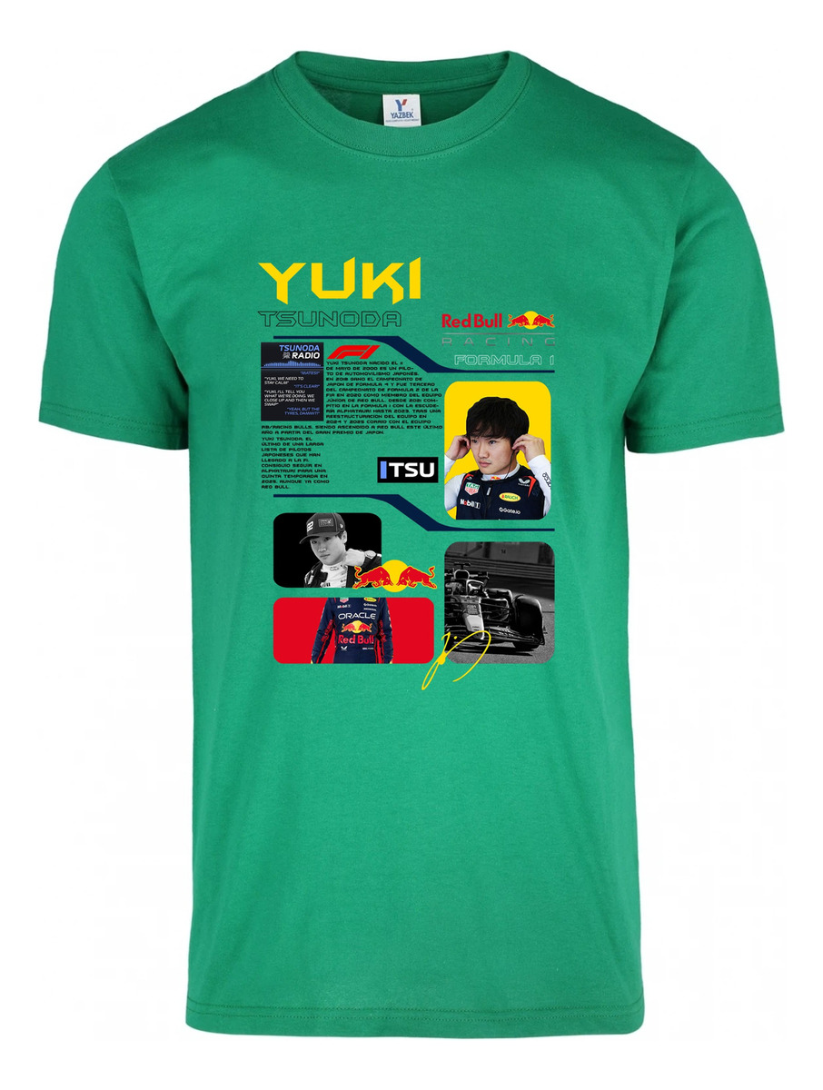 Remera: F1 Yuki Tsunoda Red Bull Memoestampados - Imagen 21