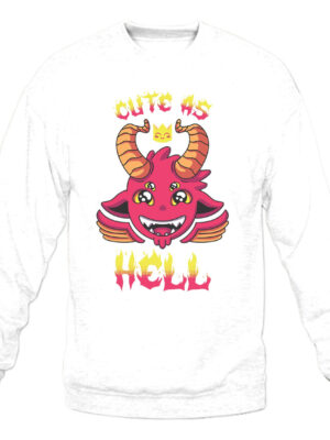 Buzo Cute As Hell Memoestampados