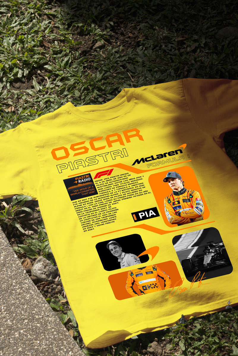 Remera: F1 Oscar Piastry Mclaren Memoestampados - Imagen 9