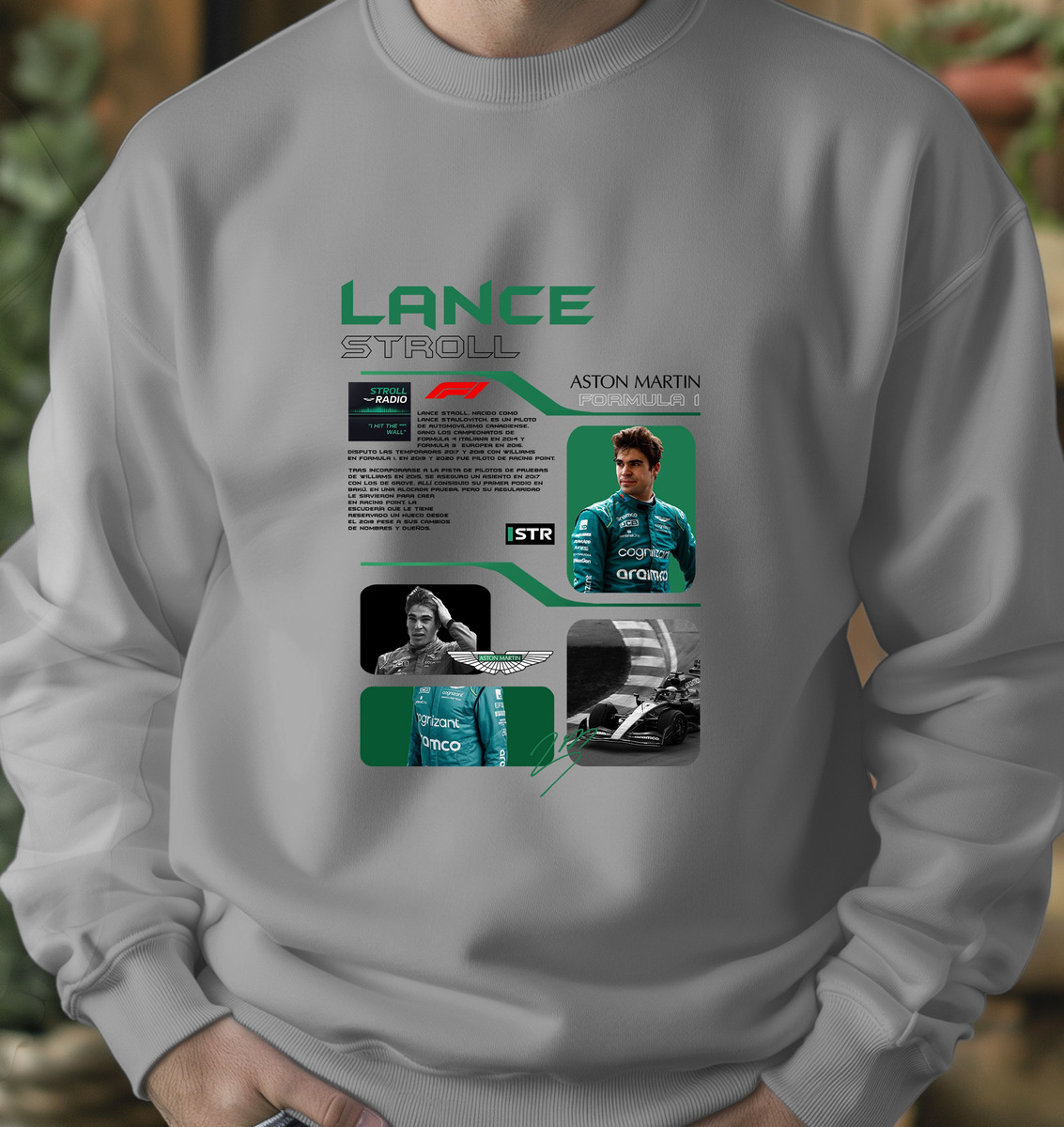 Buzo F1 Lance Stroll Aston Martin Memoestampados - Imagen 14