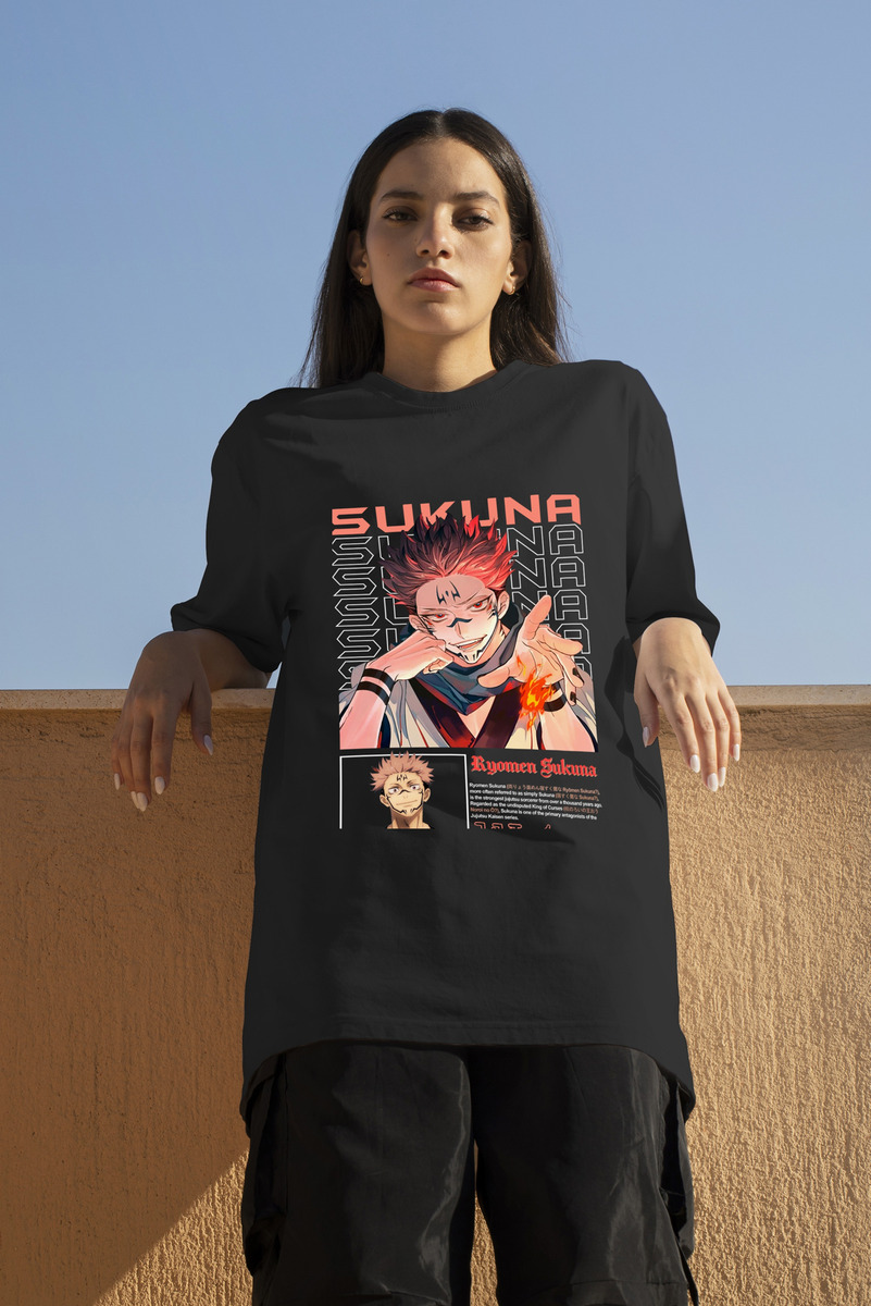 Remera: Ryomen Sukuna 01 Memoestampados - Imagen 2