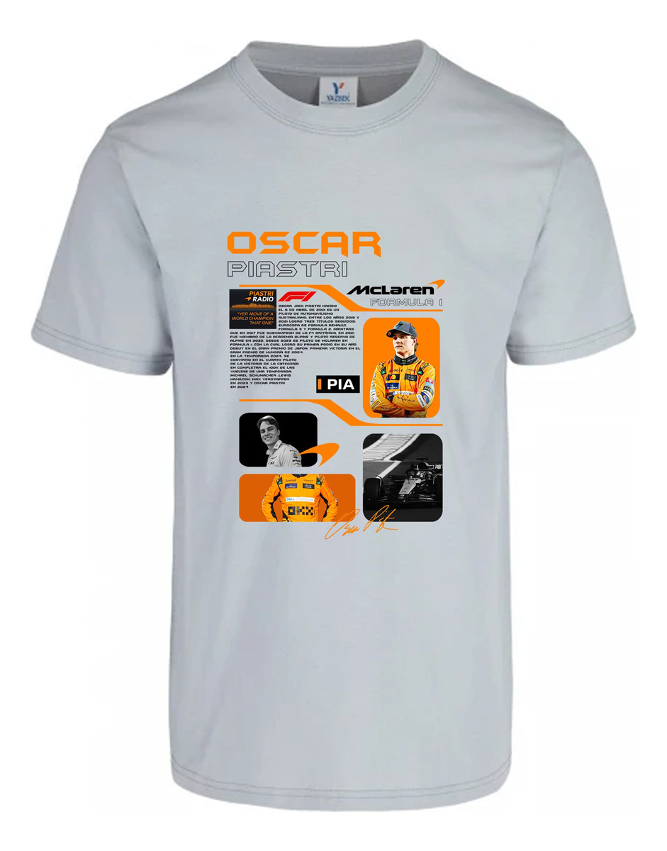 Remera: F1 Oscar Piastry Mclaren Memoestampados - Imagen 17