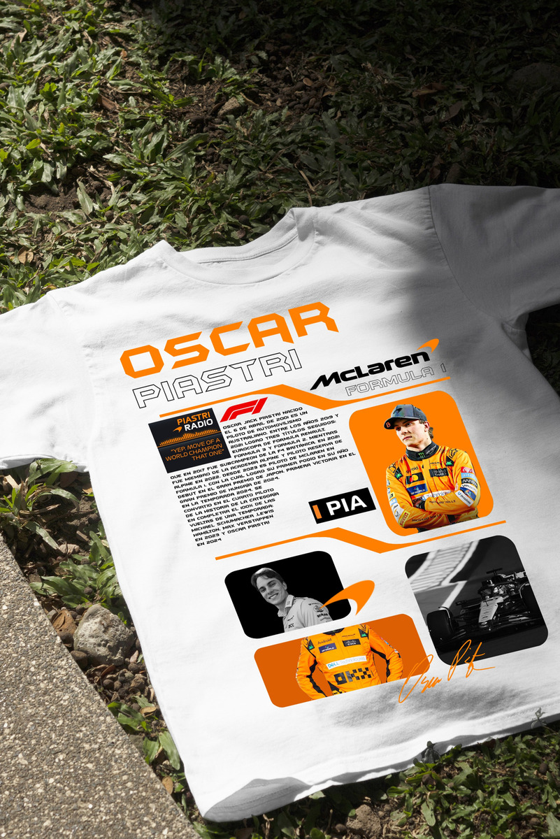 Remera: F1 Oscar Piastry Mclaren Memoestampados - Imagen 19