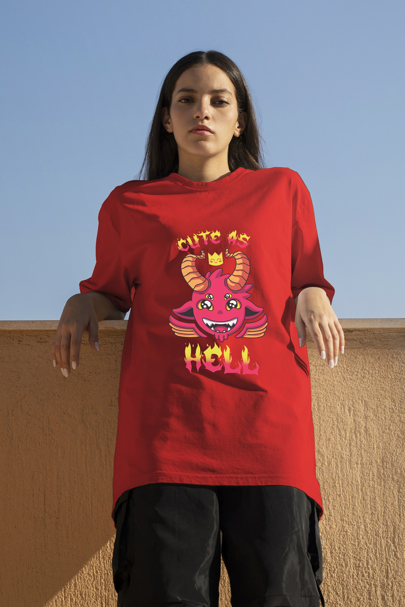 Remera: Cute As Hell Memoestampados - Imagen 17