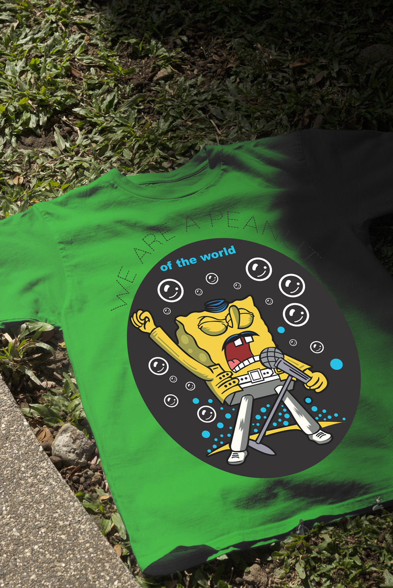 Remera: We Are A Peanut Bob Esponja Memoestampados - Imagen 21