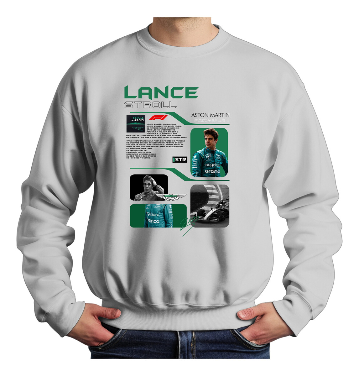 Buzo F1 Lance Stroll Aston Martin Memoestampados - Imagen 13