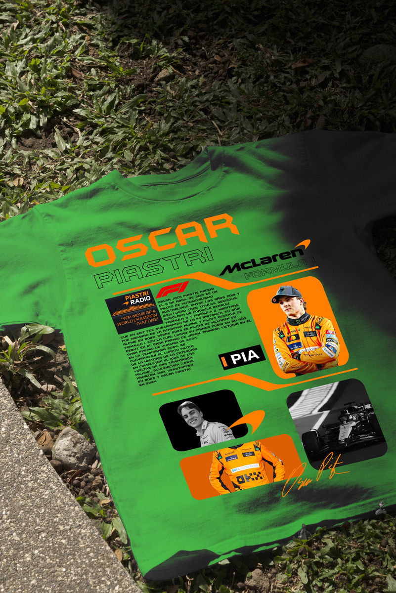 Remera: F1 Oscar Piastry Mclaren Memoestampados - Imagen 34