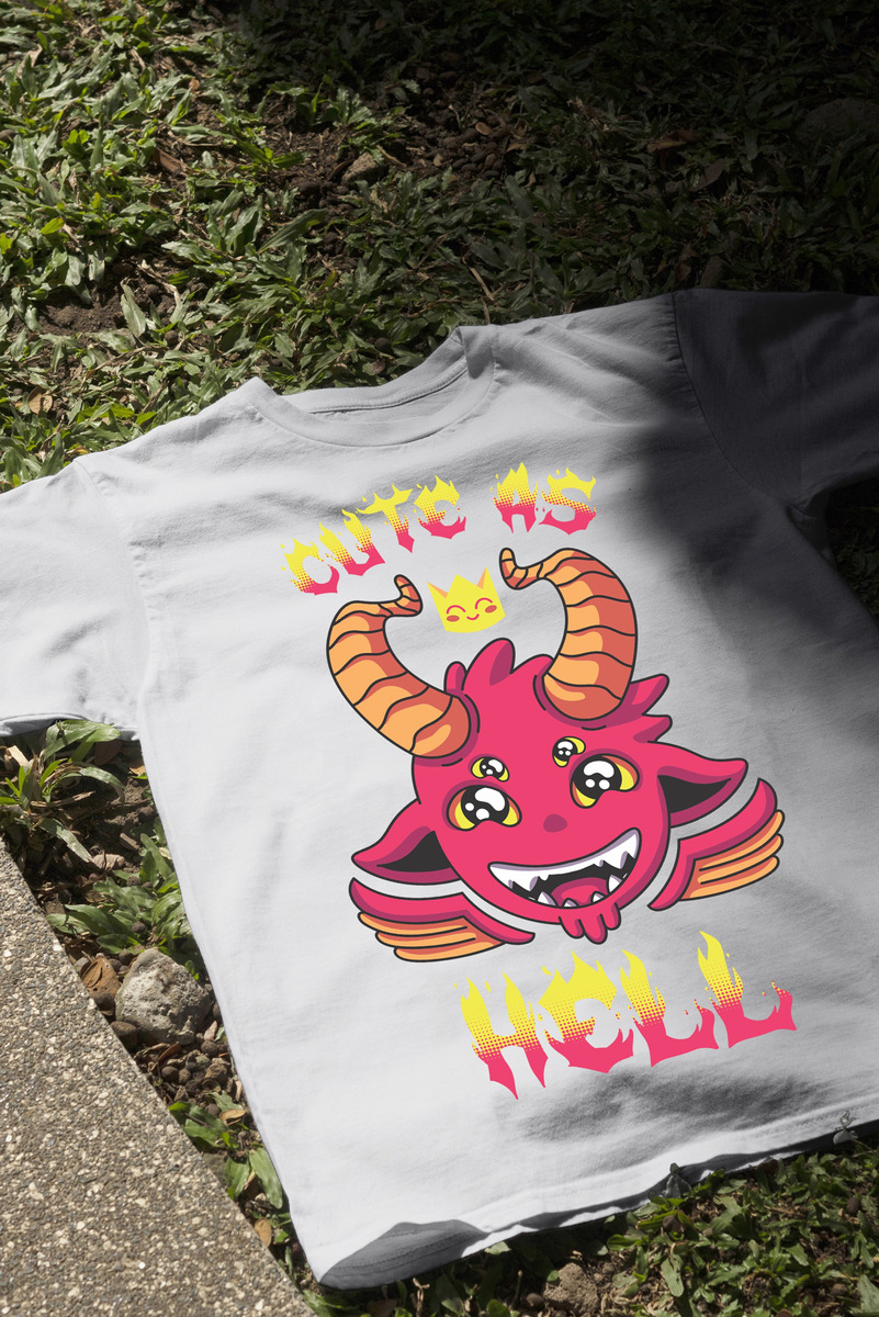 Remera: Cute As Hell Memoestampados - Imagen 15