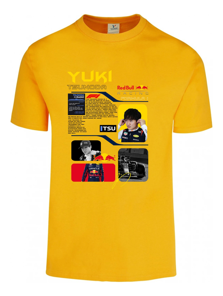 Remera: F1 Yuki Tsunoda Red Bull Memoestampados - Imagen 5