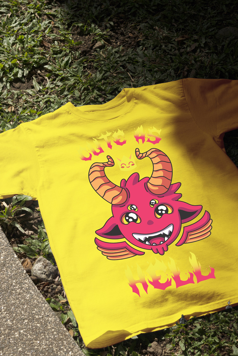 Remera: Cute As Hell Memoestampados - Imagen 6