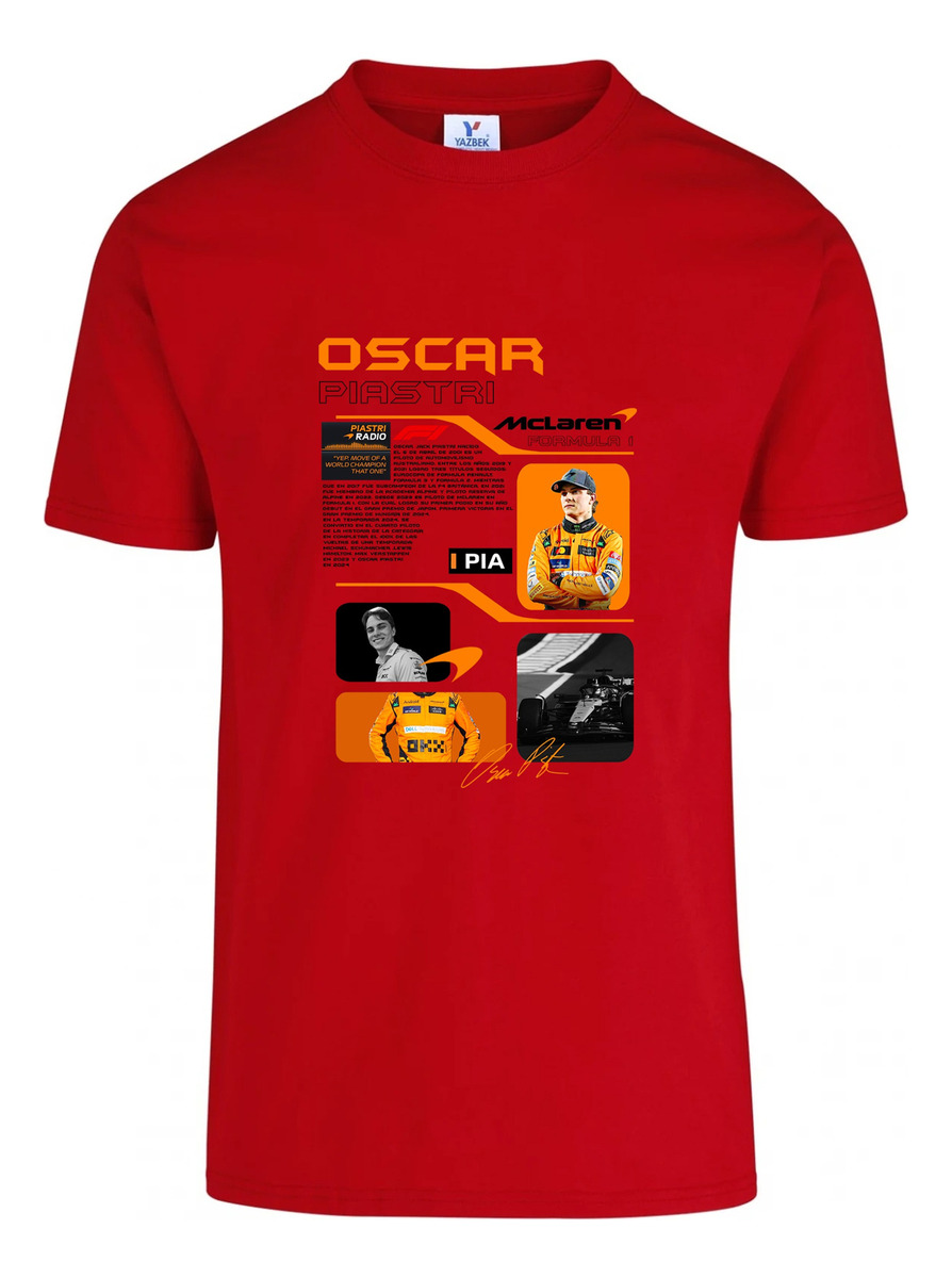 Remera: F1 Oscar Piastry Mclaren Memoestampados - Imagen 27