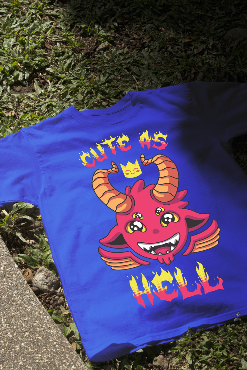 Remera: Cute As Hell Memoestampados - Imagen 9