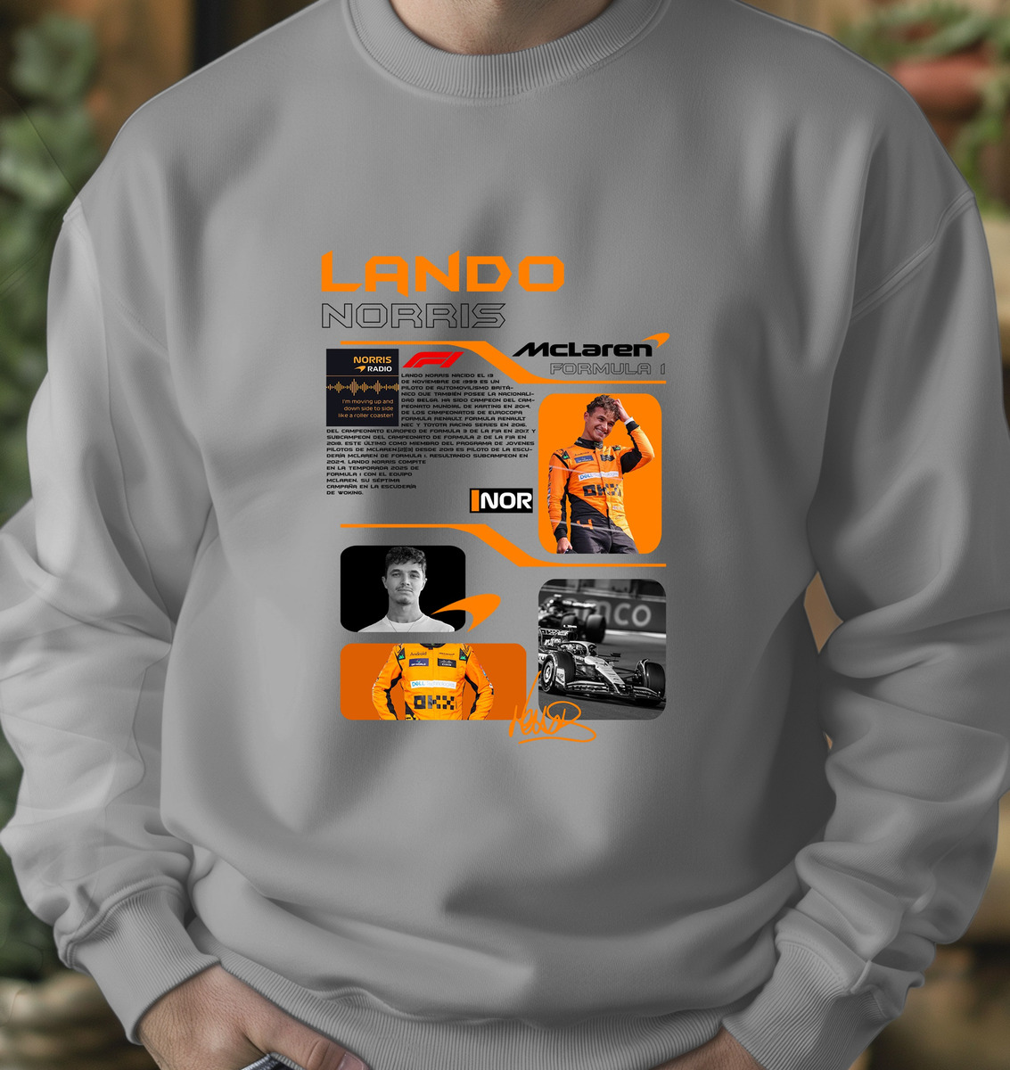 Buzo F1 Lando Norris Mclaren Memoestampados - Imagen 12